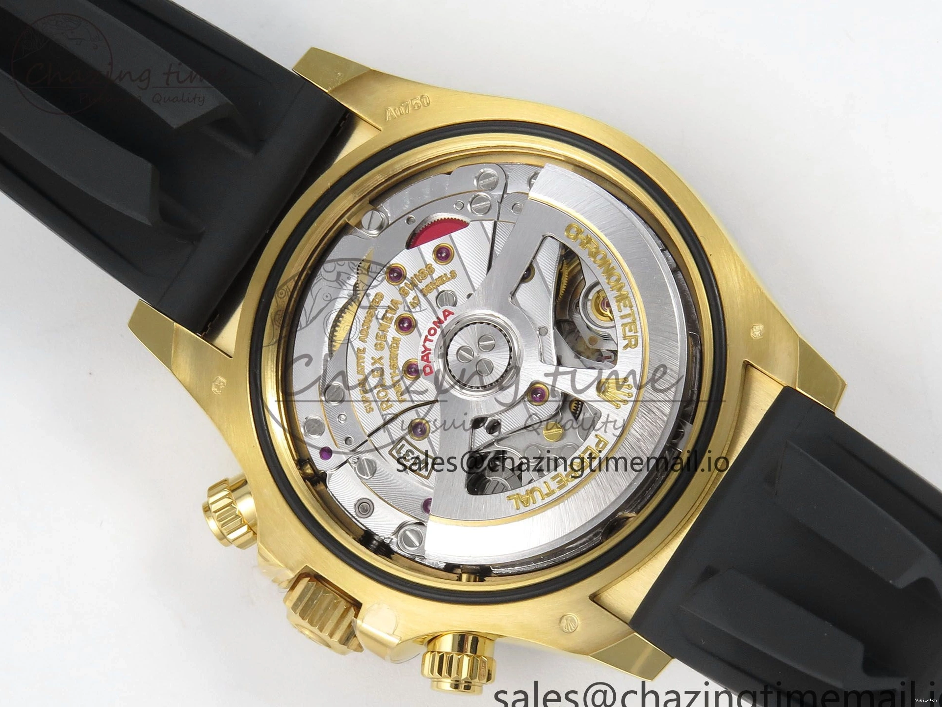 on Dial Daytona 1:1 YG Strap THBF Black SH4131 Edition Best 126518LN Oysterflex 0223